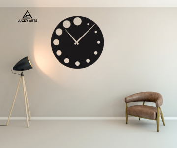 Modern Wall Clocks With Laser Cutting | Lucky Arts
