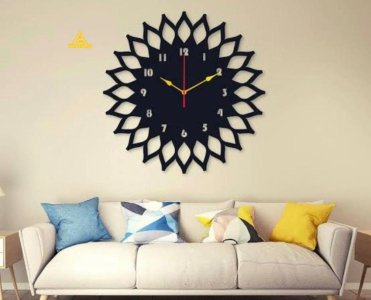 Leaf Style Wall Clock | Lucky Arts
