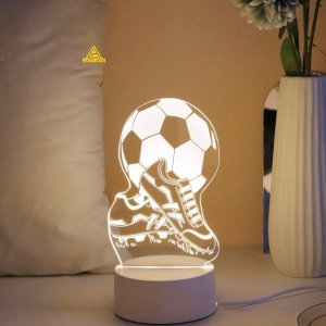 2D Sneakers With Football | Lucky Arts