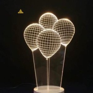 2D Balloon's Illusion Lamp | Lucky Arts