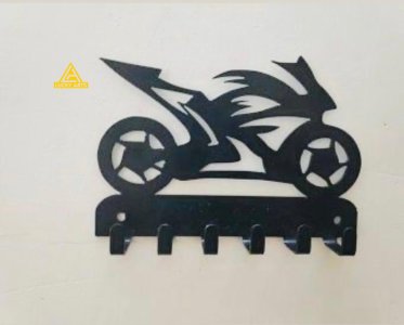 2D Sports Bike Keychain Holder | Lucky Arts