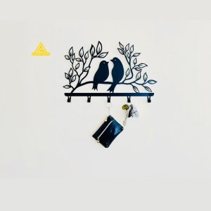 2D Birds Keychain Holder | Lucky Arts