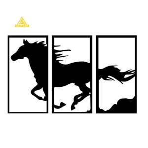 3 Piece Horse Wall Frame | Lucky Arts